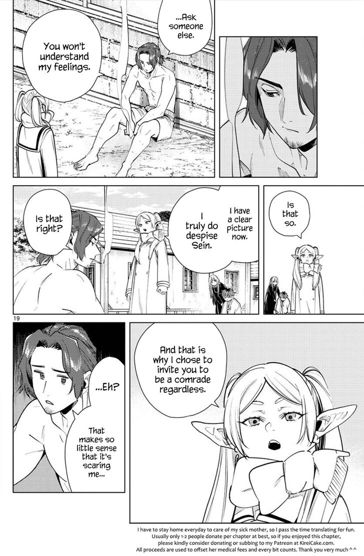 Frieren: Beyond Journey's End Manga Chapter 27 page 19 - A Priest from an Ordinary Village scene