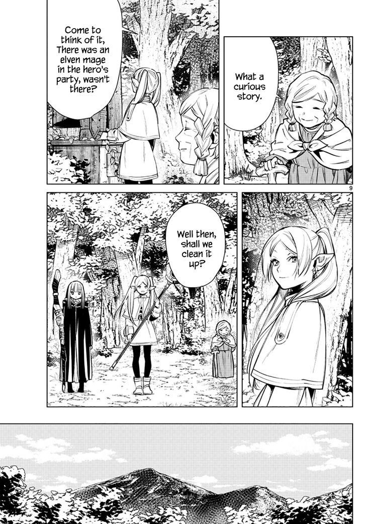 Frieren: Beyond Journey's End Manga Chapter 3 page 9 - Blue-Moon Weed scene