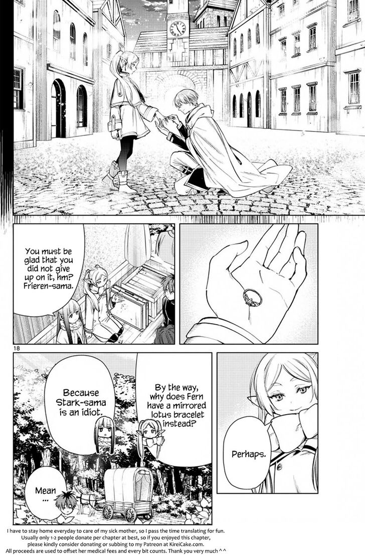 Frieren: Beyond Journey's End Manga Chapter 30 page 18 - Mirrored Lotus scene