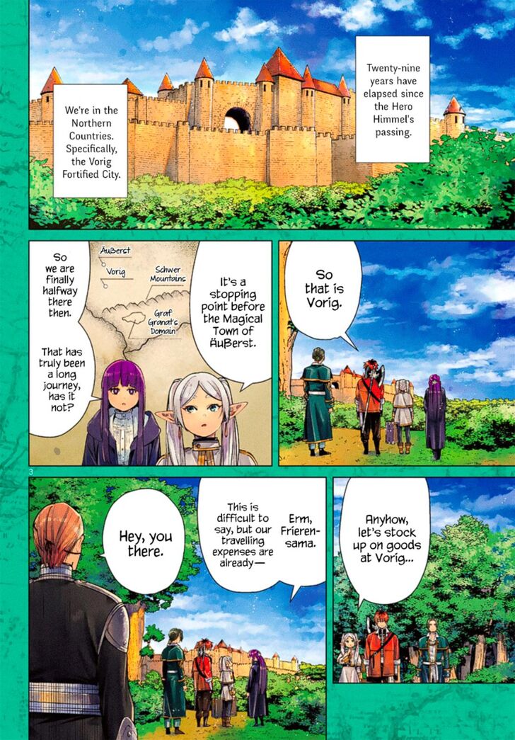 Frieren: Beyond Journey's End Manga Chapter 32 page 2 - The Orden Family scene