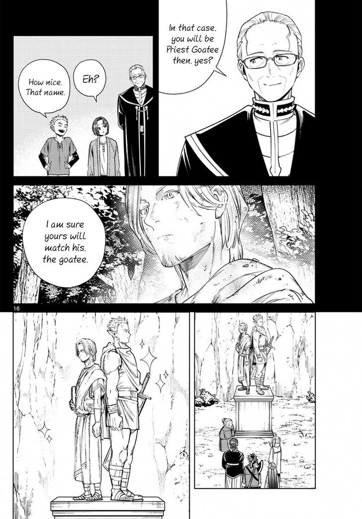 Frieren: Beyond Journey's End Manga Chapter 34 page 16 - The Statues of Heroes scene