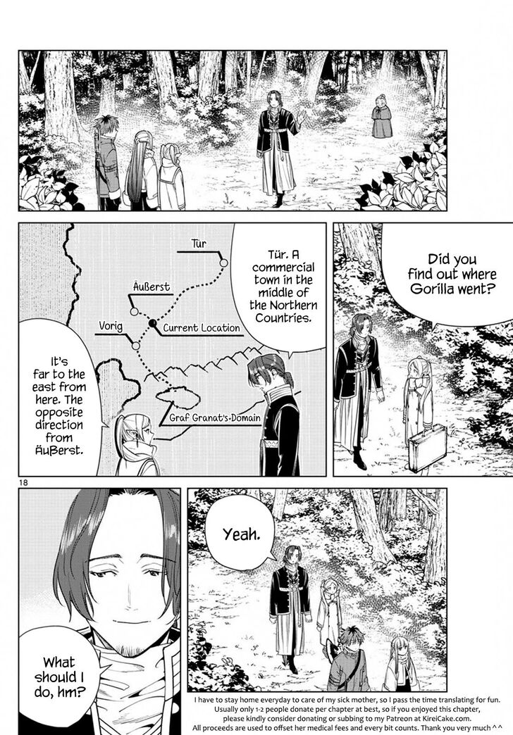 Frieren: Beyond Journey's End Manga Chapter 34 page 18 - The Statues of Heroes scene