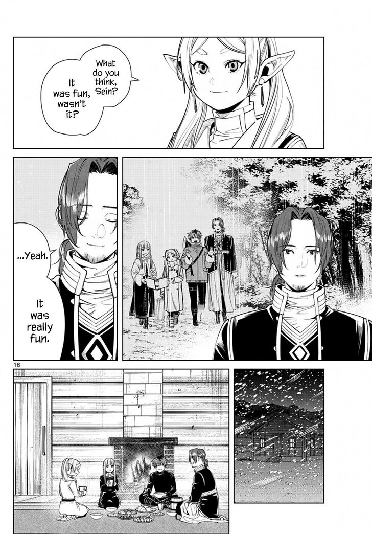Frieren: Beyond Journey's End Manga Chapter 35 page 16 - A Reason to Begin the Journey scene