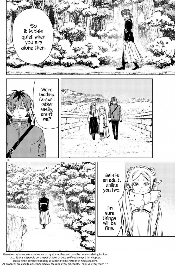 Frieren: Beyond Journey's End Manga Chapter 35 page 18 - A Reason to Begin the Journey scene