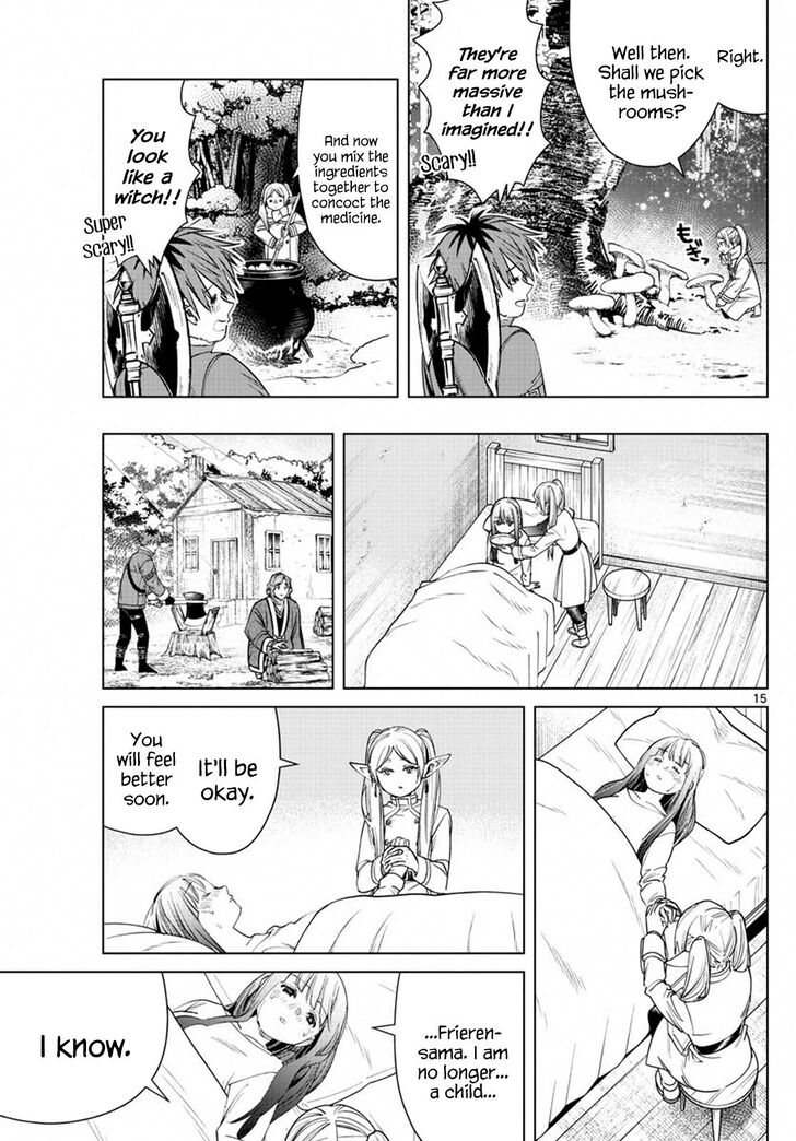 Frieren: Beyond Journey's End Manga Chapter 36 page 15 - Emotional Support scene