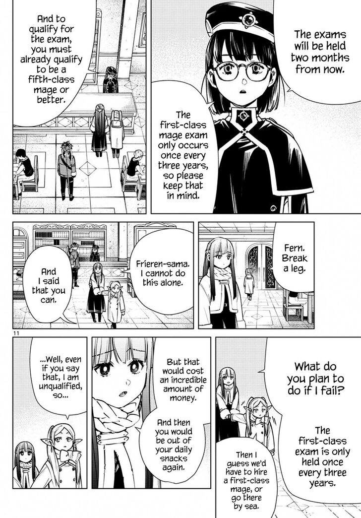 Frieren: Beyond Journey's End Manga Chapter 37 page 11 - The First-Class Exam scene