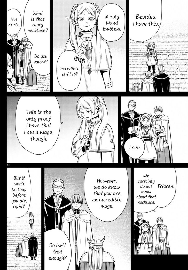 Frieren: Beyond Journey's End Manga Chapter 37 page 13 - The First-Class Exam scene