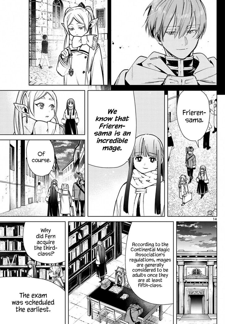 Frieren: Beyond Journey's End Manga Chapter 37 page 14 - The First-Class Exam scene