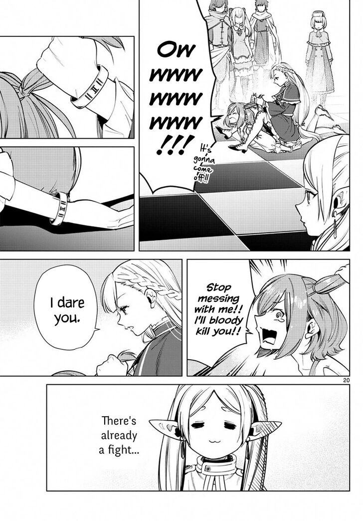 Frieren: Beyond Journey's End Manga Chapter 37 page 20 - The First-Class Exam scene