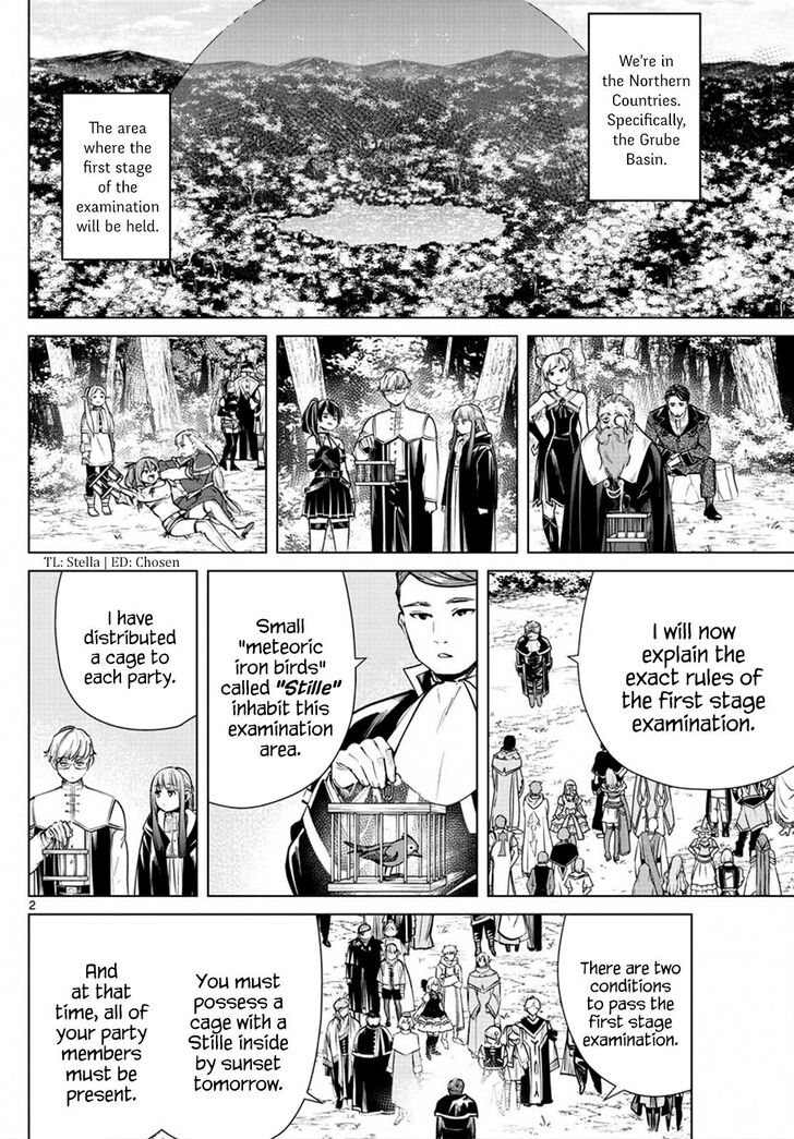 Frieren: Beyond Journey's End Manga Chapter 38 page 2 - Stille—Meteoric Iron Bird scene