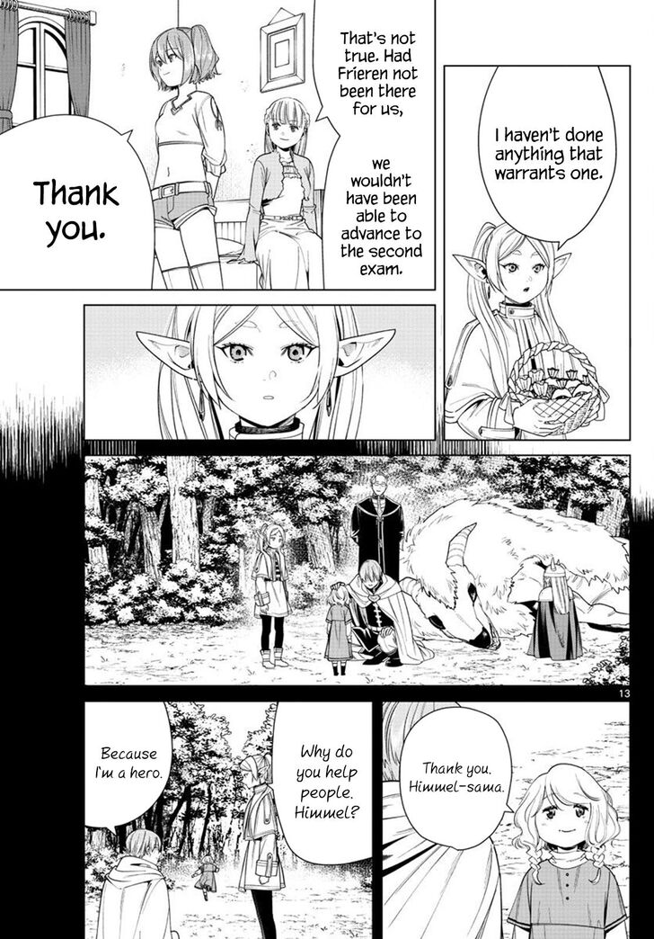 Frieren: Beyond Journey's End Manga Chapter 47 page 13 - Fern and Her Baked Sweets scene