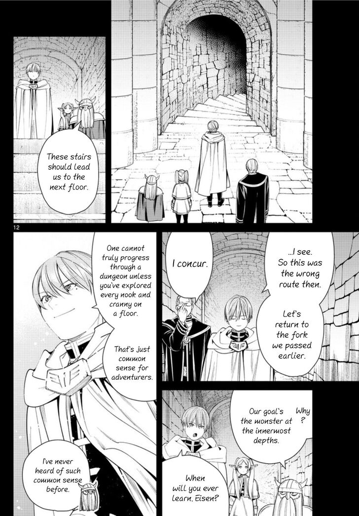Frieren: Beyond Journey's End Manga Chapter 48 page 12 - The Ruins of the King's Tomb scene