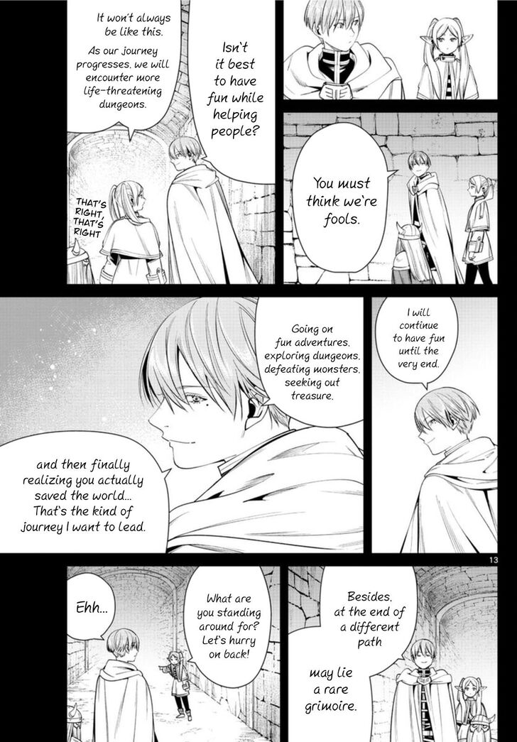 Frieren: Beyond Journey's End Manga Chapter 48 page 13 - The Ruins of the King's Tomb scene