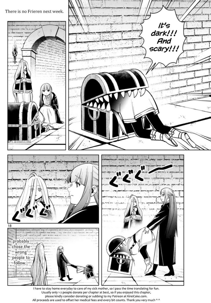 Frieren: Beyond Journey's End Manga Chapter 48 page 18 - The Ruins of the King's Tomb scene