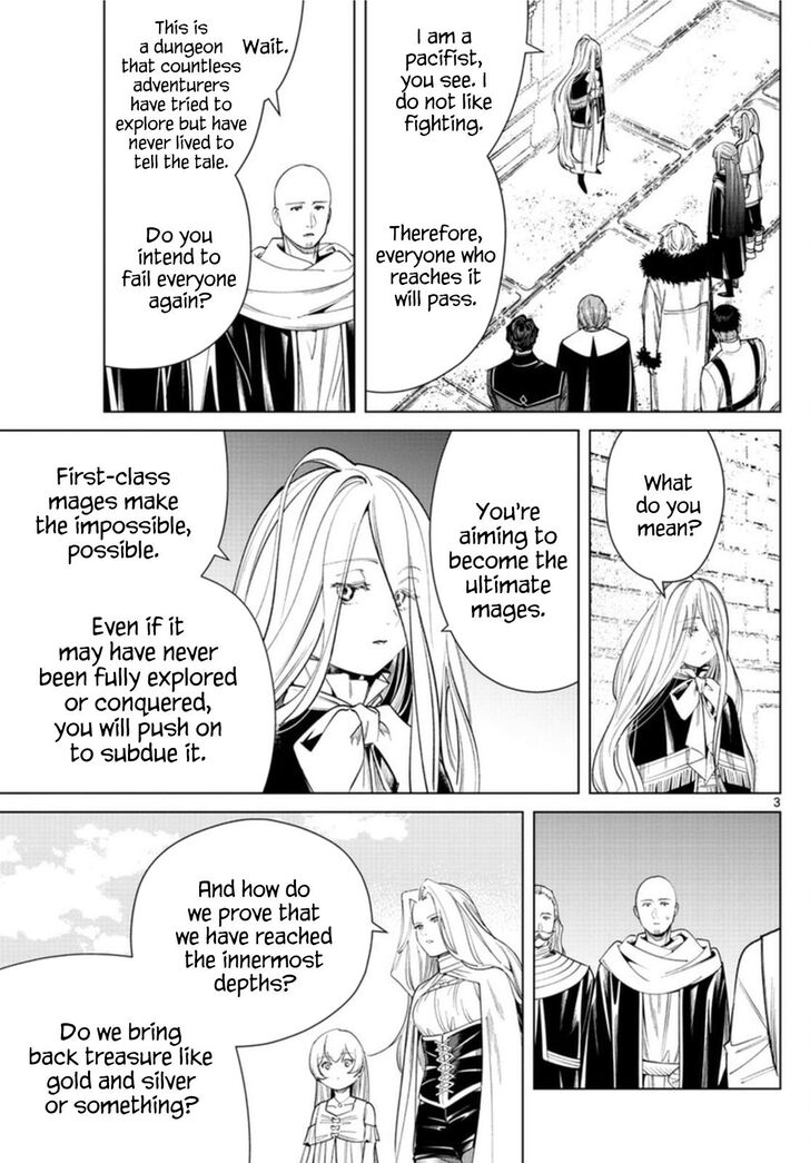 Frieren: Beyond Journey's End Manga Chapter 48 page 3 - The Ruins of the King's Tomb scene