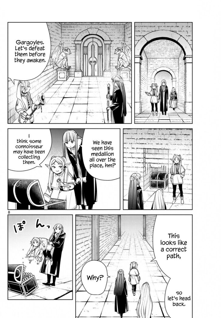 Frieren: Beyond Journey's End Manga Chapter 49 page 8 - Dungeons and Magical Items scene