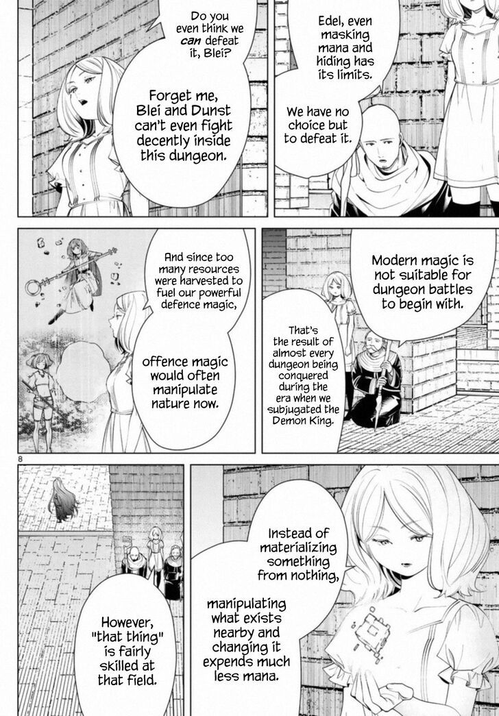 Frieren: Beyond Journey's End Manga Chapter 51 page 8 - Dungeon Battle scene