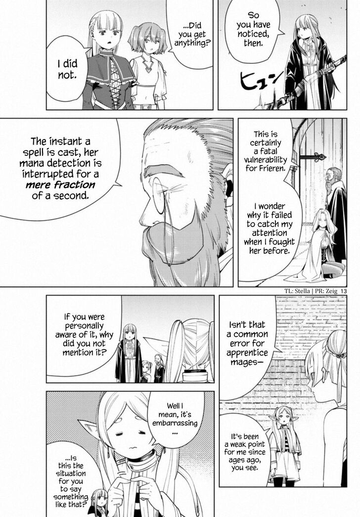 Frieren: Beyond Journey's End Manga Chapter 52 page 13 - Strategy Meeting scene