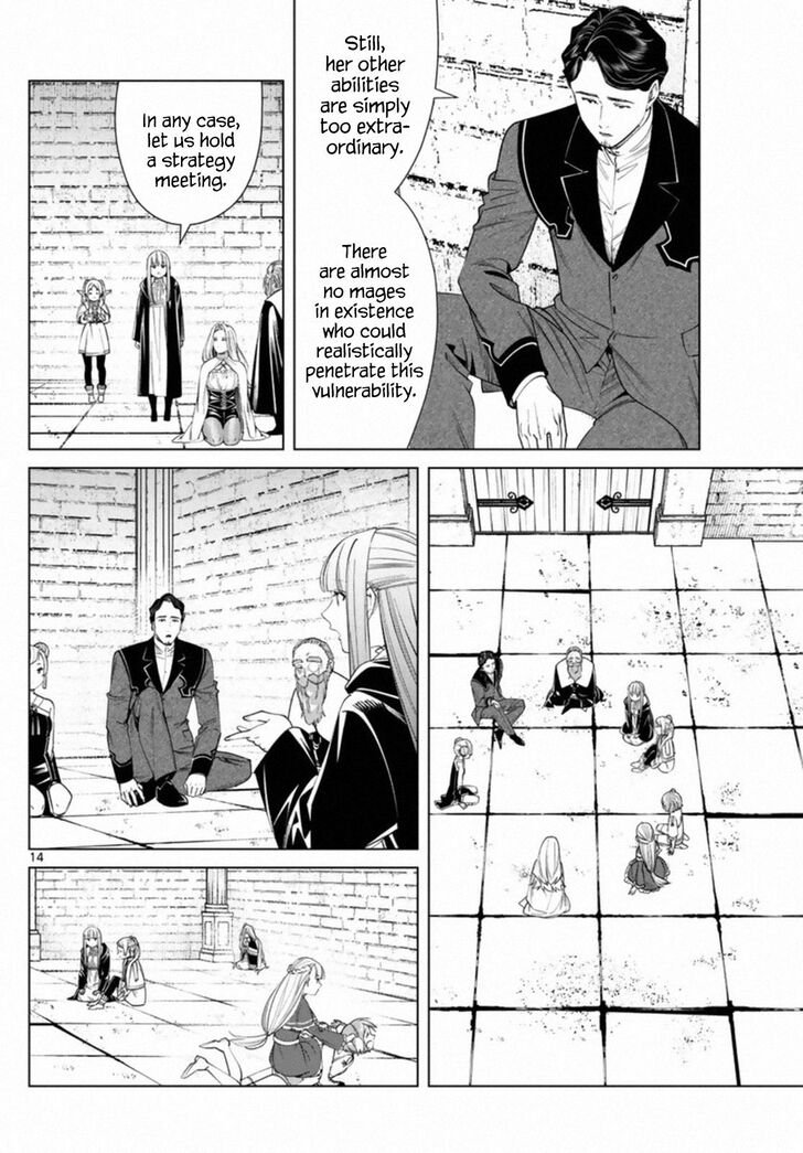 Frieren: Beyond Journey's End Manga Chapter 52 page 14 - Strategy Meeting scene