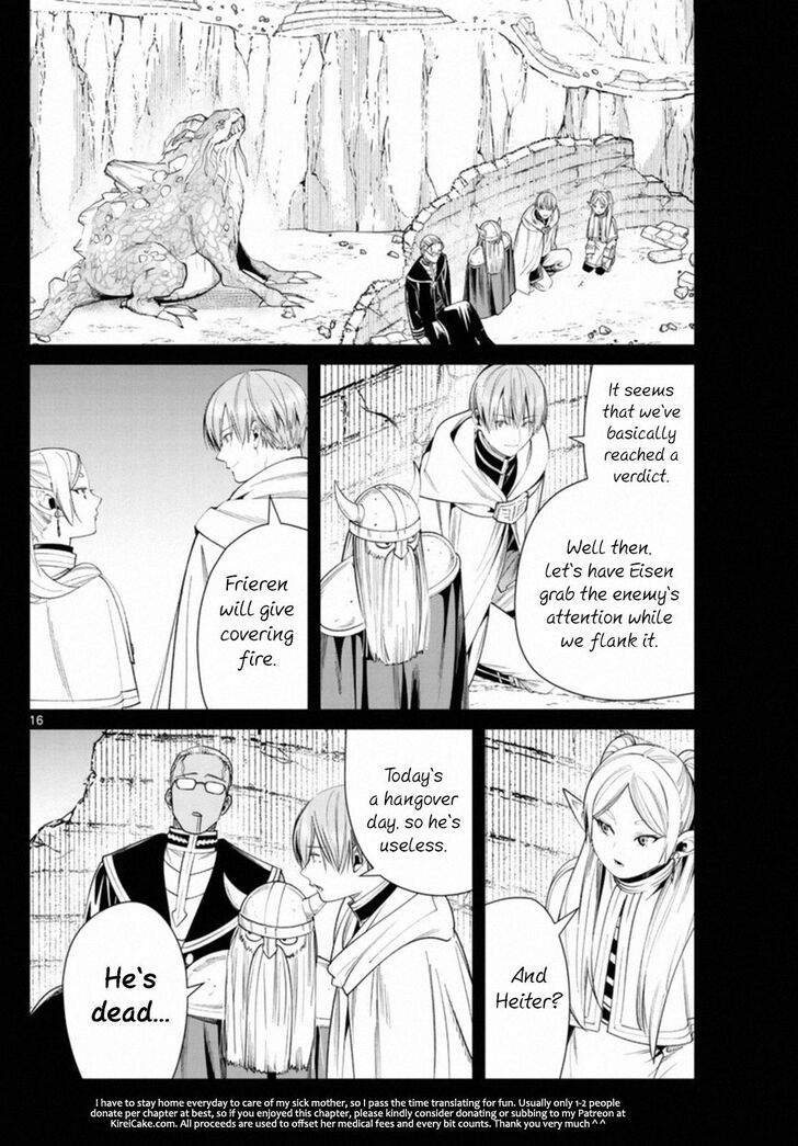 Frieren: Beyond Journey's End Manga Chapter 52 page 16 - Strategy Meeting scene