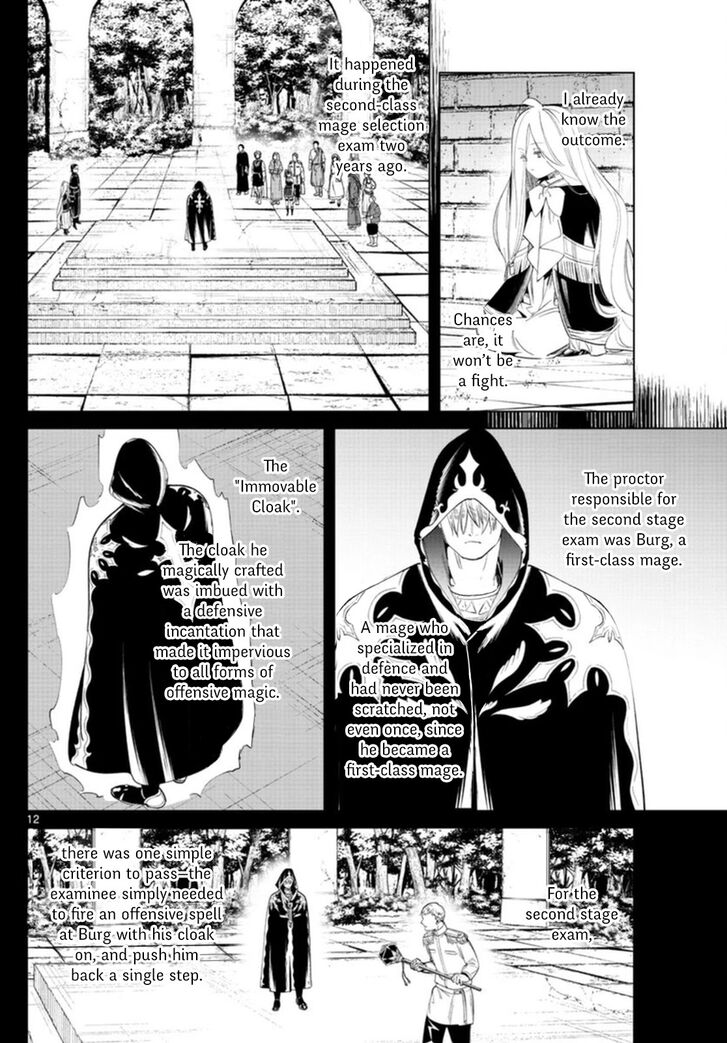 Frieren: Beyond Journey's End Manga Chapter 54 page 12 - A Spell that Slashes Almost Anything scene