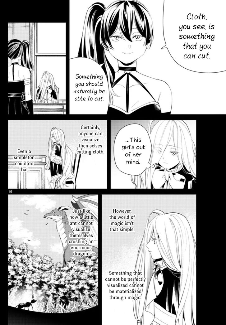 Frieren: Beyond Journey's End Manga Chapter 54 page 16 - A Spell that Slashes Almost Anything scene
