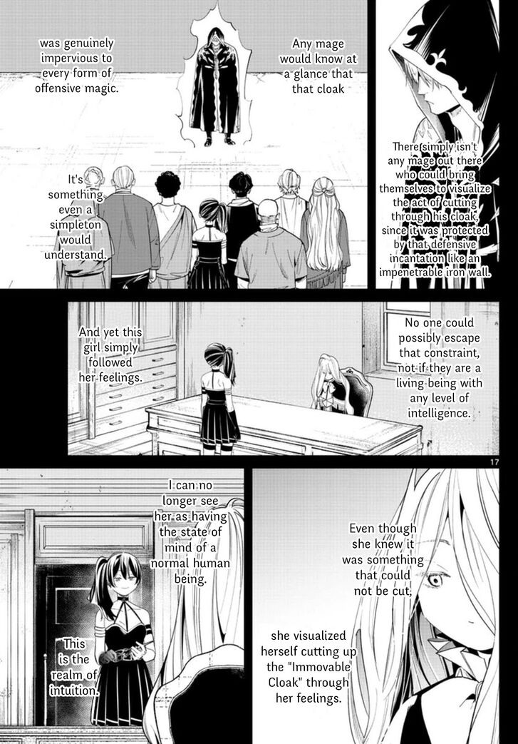 Frieren: Beyond Journey's End Manga Chapter 54 page 17 - A Spell that Slashes Almost Anything scene
