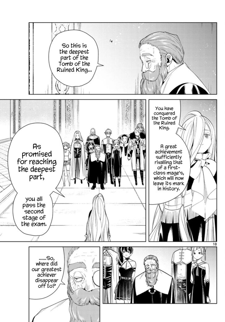 Frieren: Beyond Journey's End Manga Chapter 55 page 17 - The Second Exam Ends scene