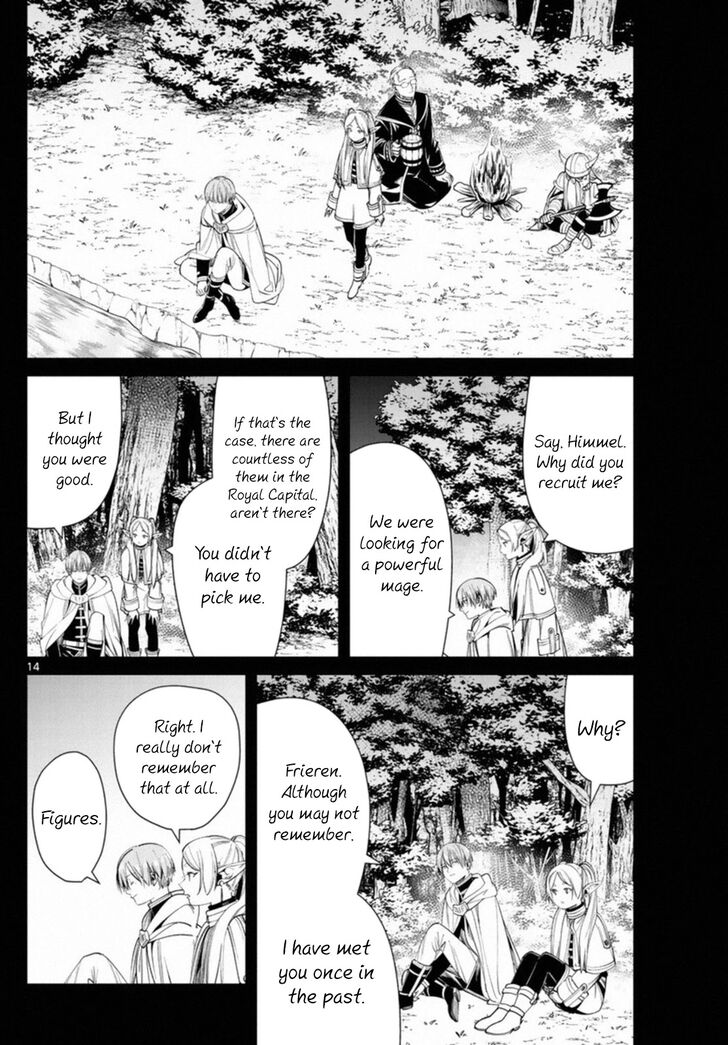 Frieren: Beyond Journey's End Manga Chapter 57 page 14 - The Third Exam scene
