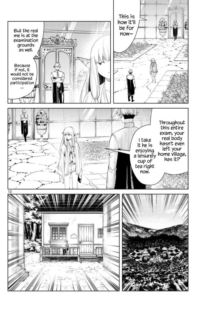 Frieren: Beyond Journey's End Manga Chapter 58 page 12 - Serie's Intuition scene