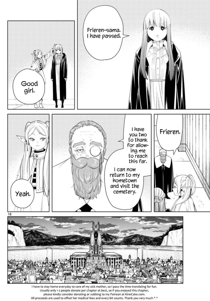 Frieren: Beyond Journey's End Manga Chapter 58 page 18 - Serie's Intuition scene