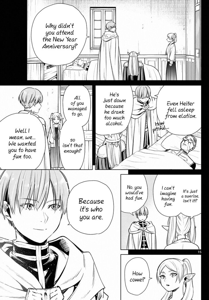 Frieren: Beyond Journey's End Manga Chapter 6 page 15 - New Year's Festival scene