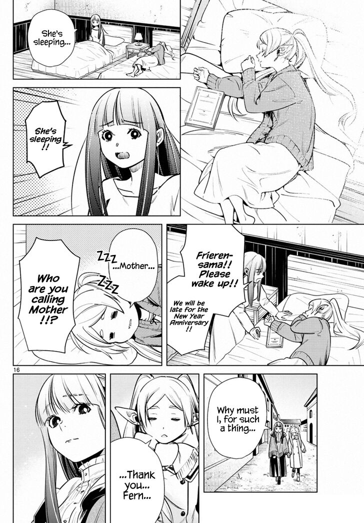 Frieren: Beyond Journey's End Manga Chapter 6 page 16 - New Year's Festival scene