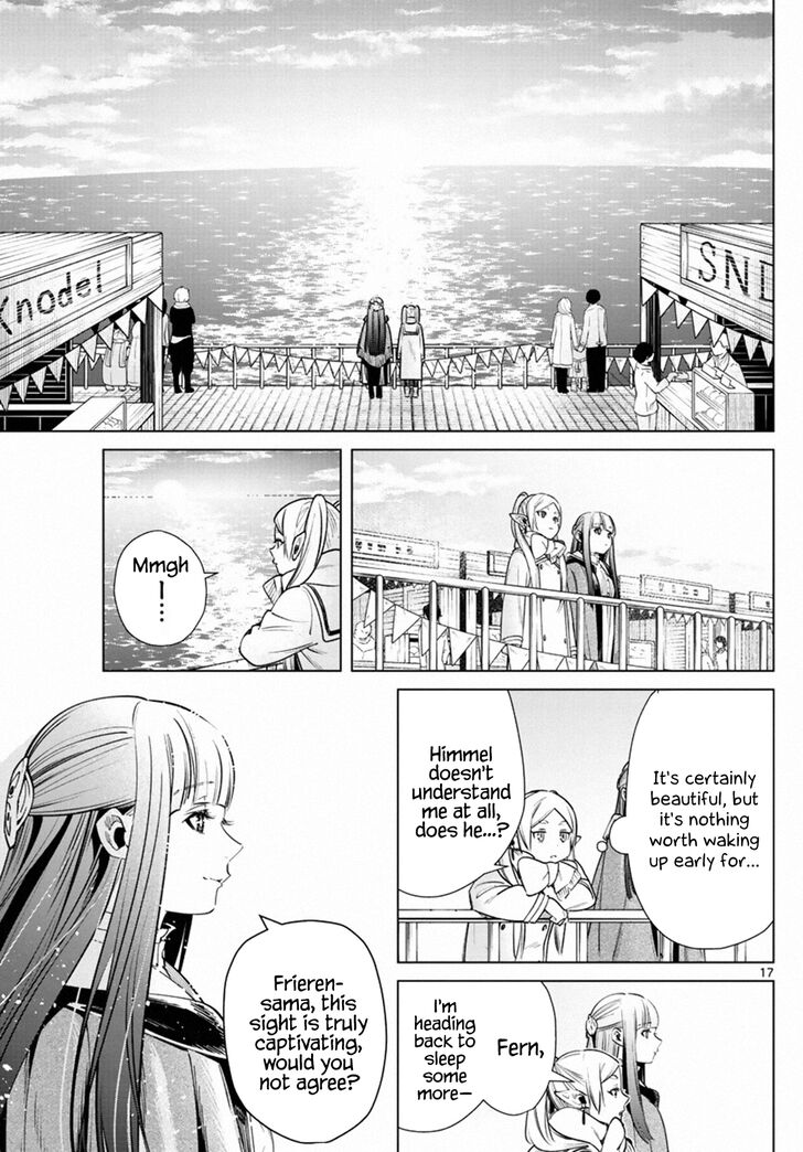 Frieren: Beyond Journey's End Manga Chapter 6 page 17 - New Year's Festival scene