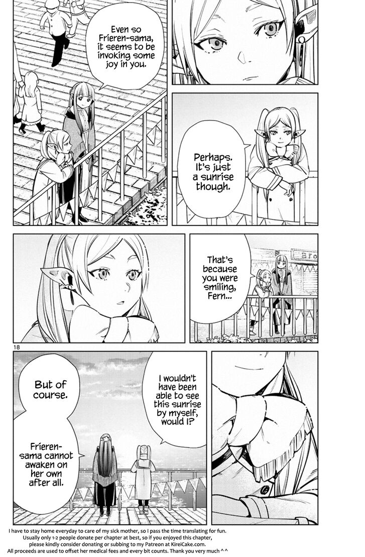 Frieren: Beyond Journey's End Manga Chapter 6 page 18 - New Year's Festival scene