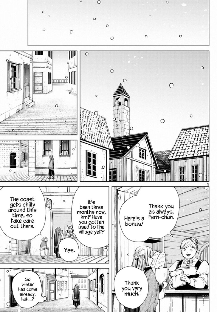 Frieren: Beyond Journey's End Manga Chapter 6 page 5 - New Year's Festival scene