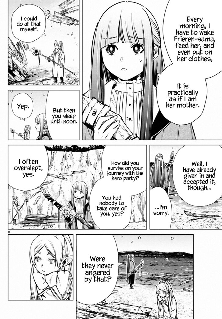 Frieren: Beyond Journey's End Manga Chapter 6 page 8 - New Year's Festival scene