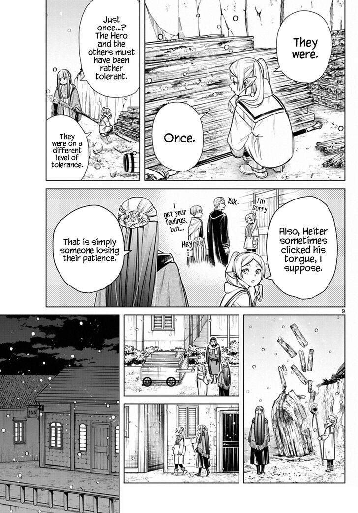 Frieren: Beyond Journey's End Manga Chapter 6 page 9 - New Year's Festival scene