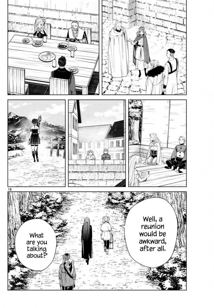Frieren: Beyond Journey's End Manga Chapter 60 page 18 - Departure and Farewell scene