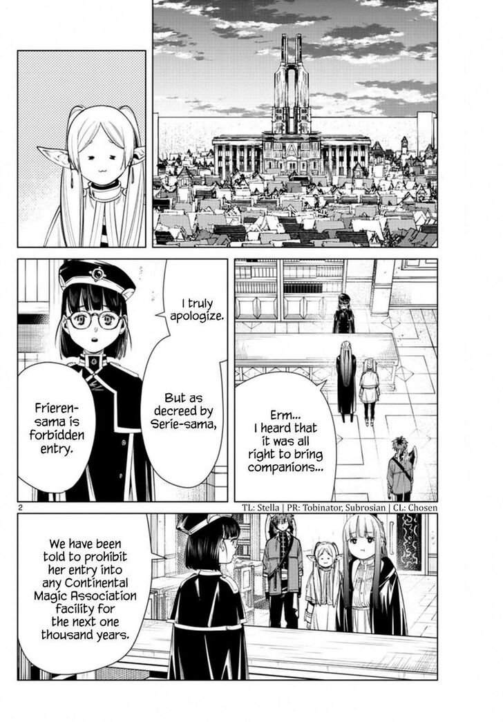 Frieren: Beyond Journey's End Manga Chapter 60 page 2 - Departure and Farewell scene