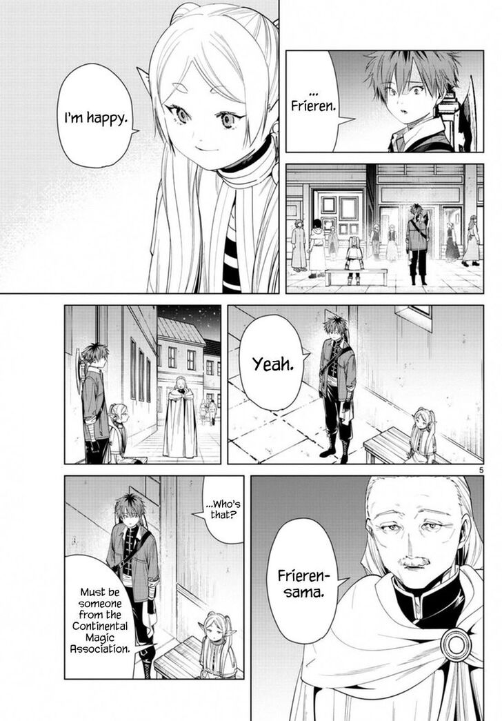 Frieren: Beyond Journey's End Manga Chapter 60 page 5 - Departure and Farewell scene