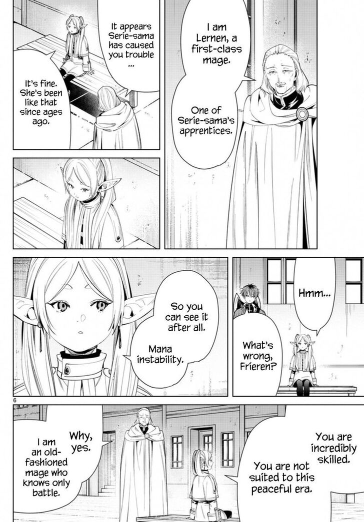 Frieren: Beyond Journey's End Manga Chapter 60 page 6 - Departure and Farewell scene
