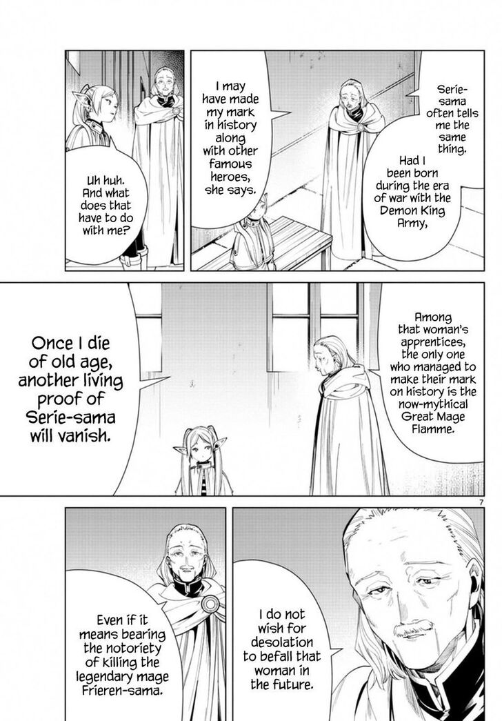 Frieren: Beyond Journey's End Manga Chapter 60 page 7 - Departure and Farewell scene