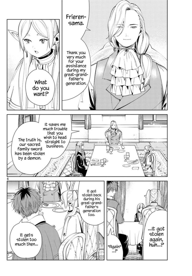 Frieren: Beyond Journey's End Manga Chapter 64 page 6 - The Demon with a Sword scene