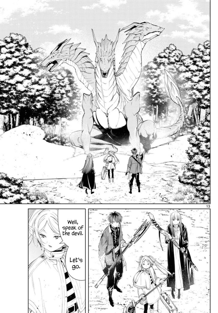 Frieren: Beyond Journey's End Manga Chapter 65 page 13 - The Secret Hot Spring of the Etwas Mountains scene