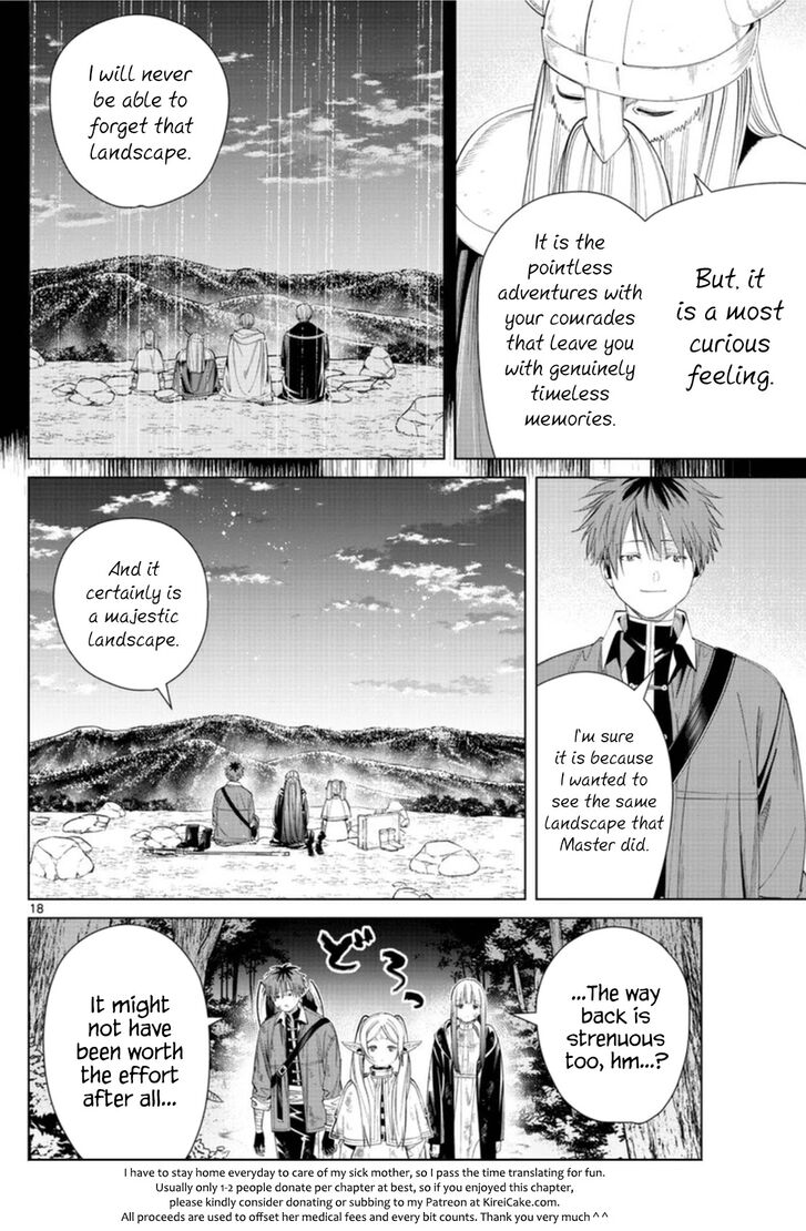 Frieren: Beyond Journey's End Manga Chapter 65 page 18 - The Secret Hot Spring of the Etwas Mountains scene