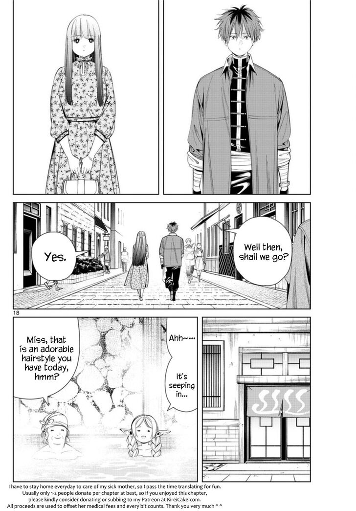 Frieren: Beyond Journey's End Manga Chapter 66 page 18 - The Places She Would Like scene