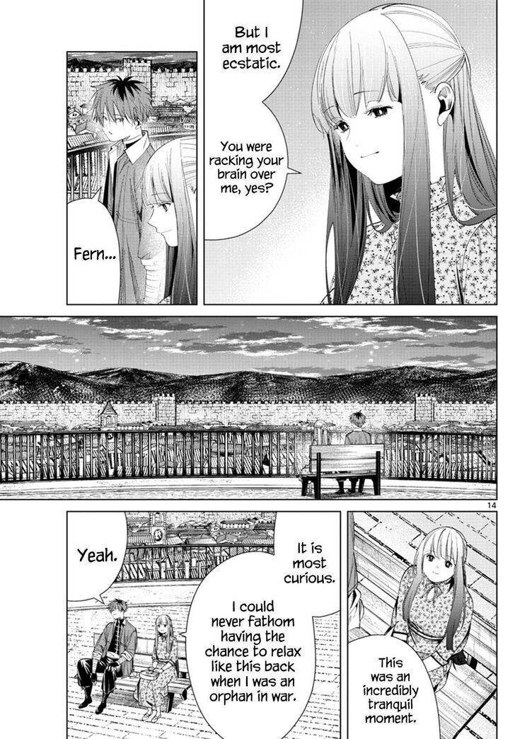 Frieren: Beyond Journey's End Manga Chapter 67 page 14 - Peaceful Time scene