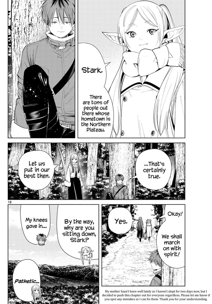 Frieren: Beyond Journey's End Manga Chapter 68 page 18 - Northern Plateau scene