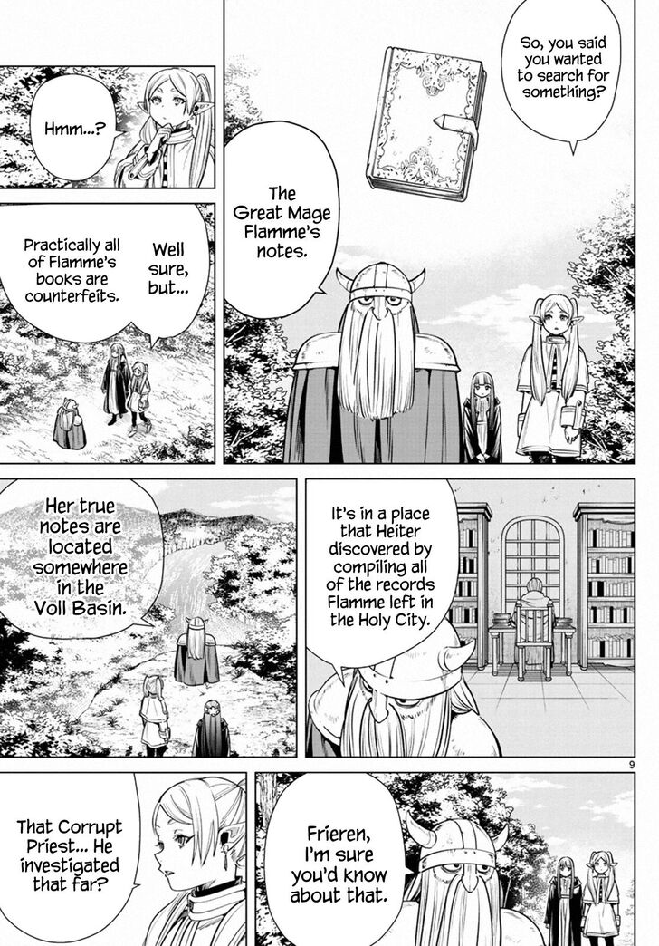 Frieren: Beyond Journey's End Manga Chapter 7 page 9 - The Land Where Souls Rest scene
